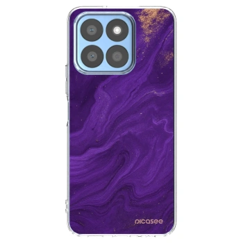 Picasee husă transparentă din silicon pentru Honor X8b - Purple