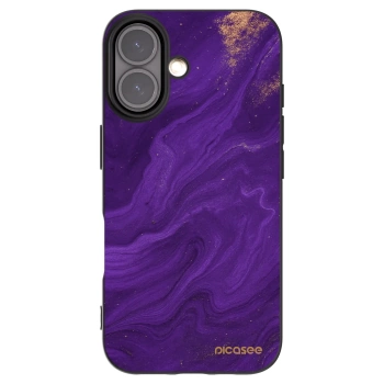 Picasee husă neagră din silicon pentru Apple iPhone 16 - Purple