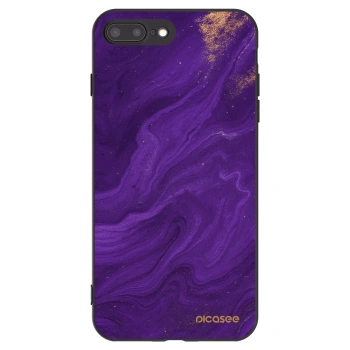 Picasee husă neagră din silicon pentru Apple iPhone 7 Plus - Purple