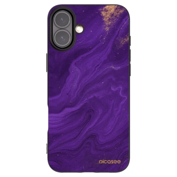 Picasee husă neagră din silicon pentru Apple iPhone 16 Plus - Purple