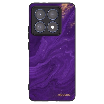 Picasee husă neagră din silicon pentru Xiaomi 14T Pro - Purple