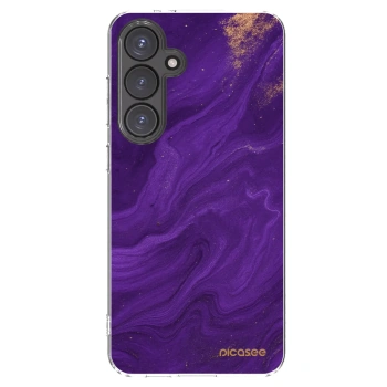 Picasee husă transparentă din silicon pentru Samsung Galaxy S24 FE S721B - Purple