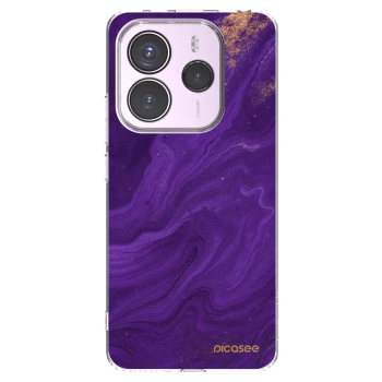 Picasee husă transparentă din silicon pentru Xiaomi Redmi Note 14 5G - Purple