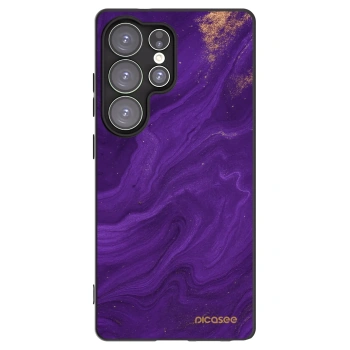 Picasee husă neagră din silicon pentru Samsung Galaxy S25 Ultra 5G - Purple