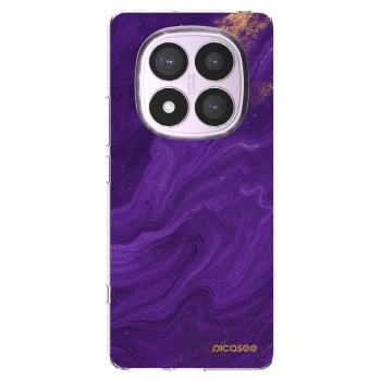 Picasee husă transparentă din silicon pentru Xiaomi Redmi Note 14 Pro 4G - Purple
