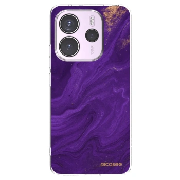 Picasee husă transparentă din silicon pentru Xiaomi Redmi Note 14 4G - Purple