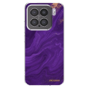 Picasee husă transparentă din silicon pentru Xiaomi 15 - Purple