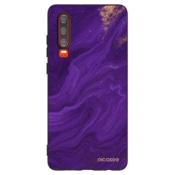 Picasee husă neagră din silicon pentru Huawei P30 - Purple