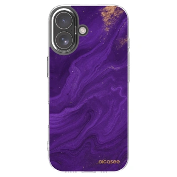 Picasee husă transparentă din silicon pentru Apple iPhone 17 - Purple