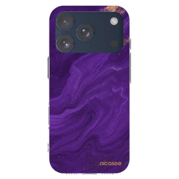 Picasee husă transparentă din silicon pentru Apple iPhone 17 Pro - Purple
