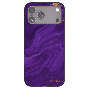 Picasee husă neagră din silicon pentru Apple iPhone 17 Pro Max - Purple