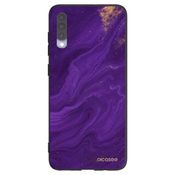 Picasee husă neagră din silicon pentru Samsung Galaxy A70 A705F - Purple