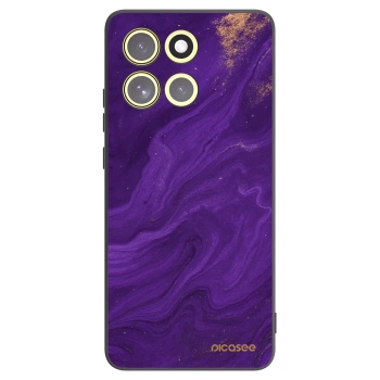 Picasee husă neagră din silicon pentru Motorola Moto G86 5G - Purple