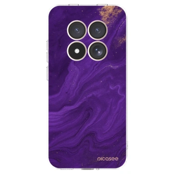 Picasee husă transparentă din silicon pentru Xiaomi Redmi Note 15 Pro 4G - Purple