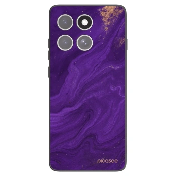 Picasee husă neagră din silicon pentru Motorola Edge 60 Fusion - Purple