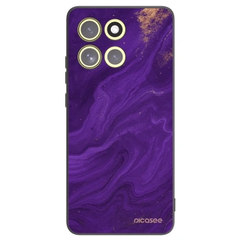 Picasee husă neagră din silicon pentru Motorola Moto G86 Power 5G - Purple