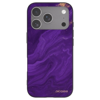 Picasee husă neagră din silicon pentru Apple iPhone 18 Pro - Purple