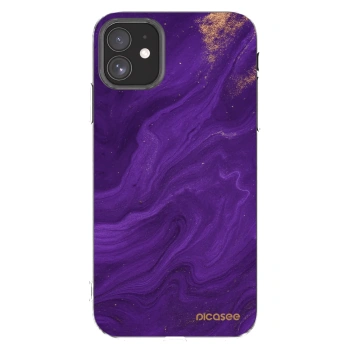 Picasee husă transparentă din silicon pentru Apple iPhone 11 - Purple