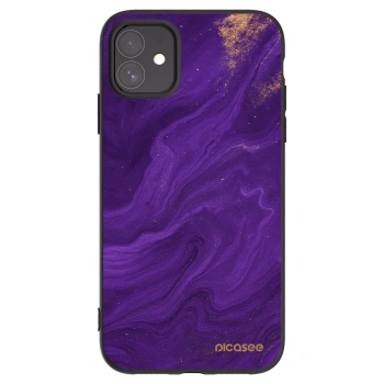 Picasee husă neagră din silicon pentru Apple iPhone 11 - Purple