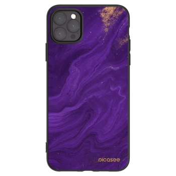 Picasee husă neagră din silicon pentru Apple iPhone 11 Pro Max - Purple