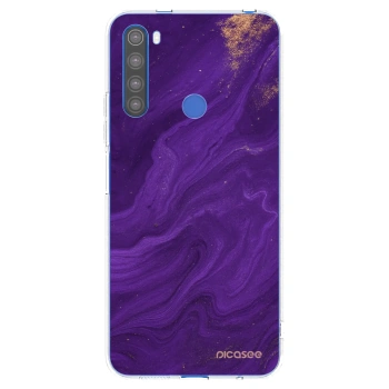 Picasee husă transparentă din silicon pentru Xiaomi Redmi Note 8T - Purple