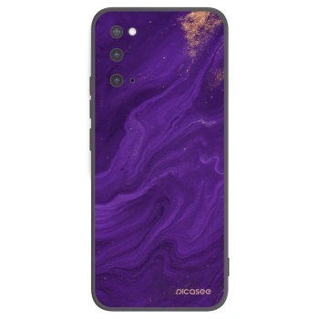 Picasee husă neagră din silicon pentru Samsung Galaxy S20 G980F - Purple
