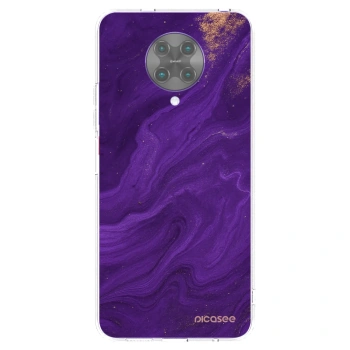 Picasee husă transparentă din silicon pentru Xiaomi Poco F2 Pro - Purple