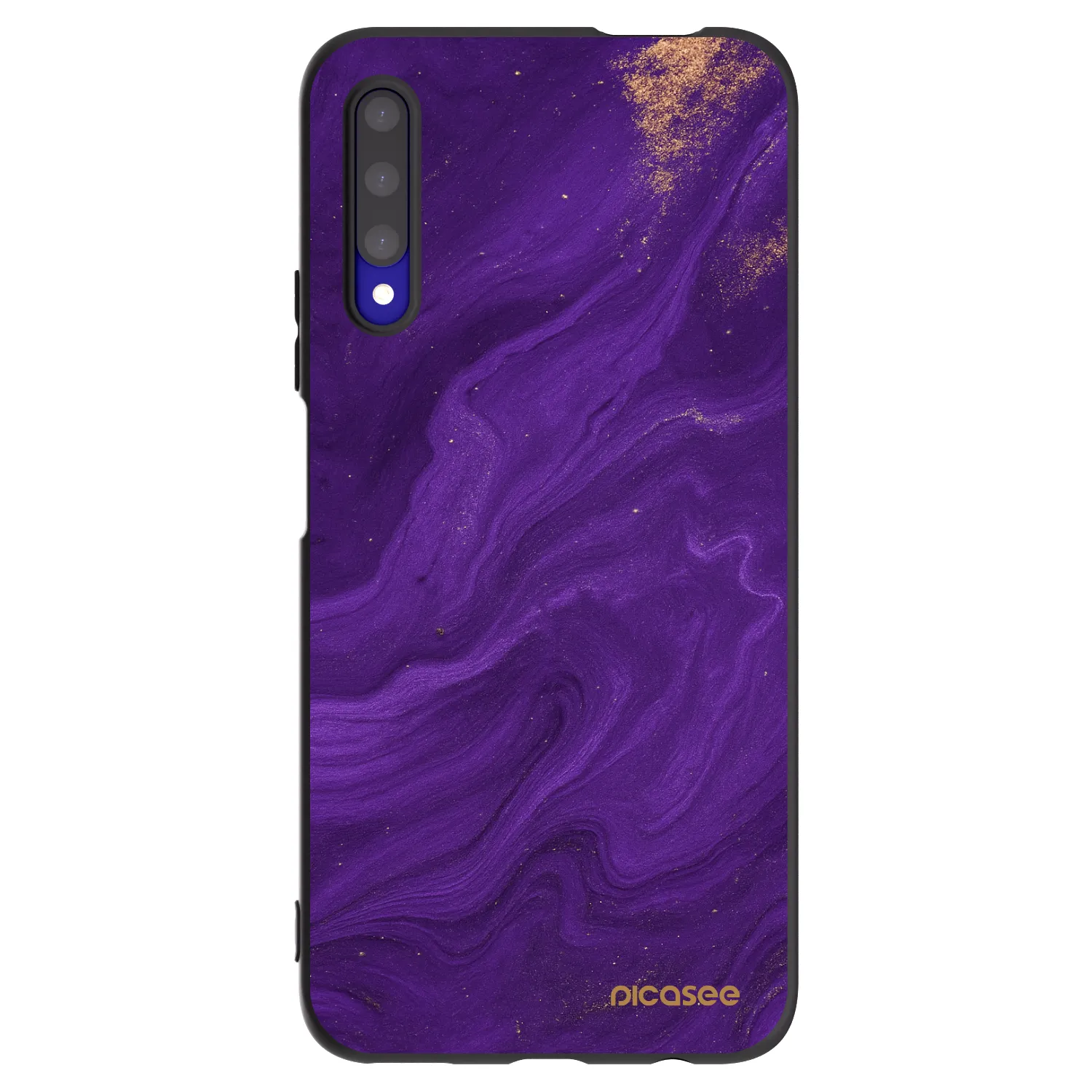 Picasee husă neagră din silicon pentru Honor 9X Pro - Purple