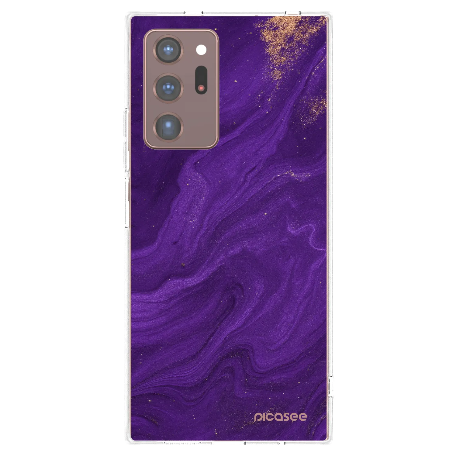 Picasee husă transparentă din silicon pentru Samsung Galaxy Note 20 Ultra - Purple