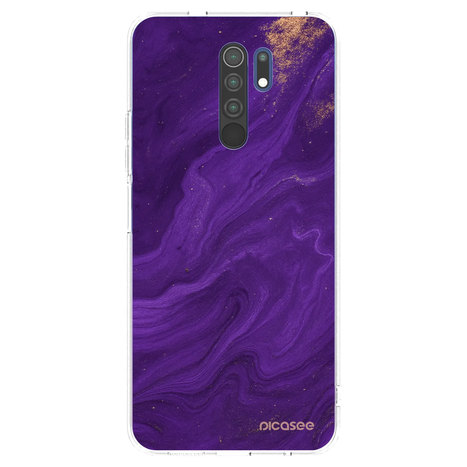 Picasee husă transparentă din silicon pentru Xiaomi Redmi 9 - Purple