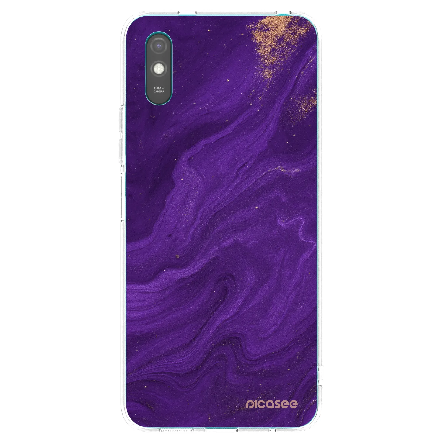 Picasee husă transparentă din silicon pentru Xiaomi Redmi 9A - Purple