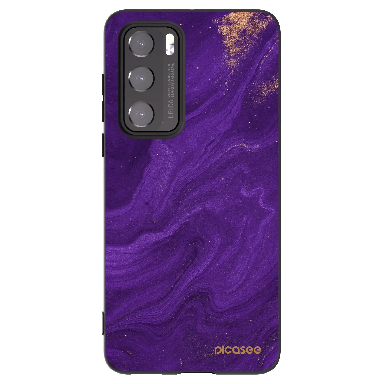 Picasee husă neagră din silicon pentru Huawei P40 - Purple