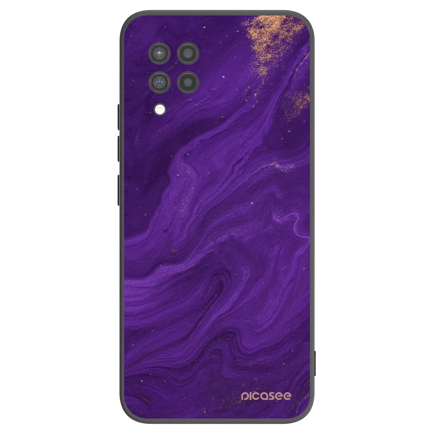 Picasee husă neagră din silicon pentru Samsung Galaxy A42 A426B - Purple