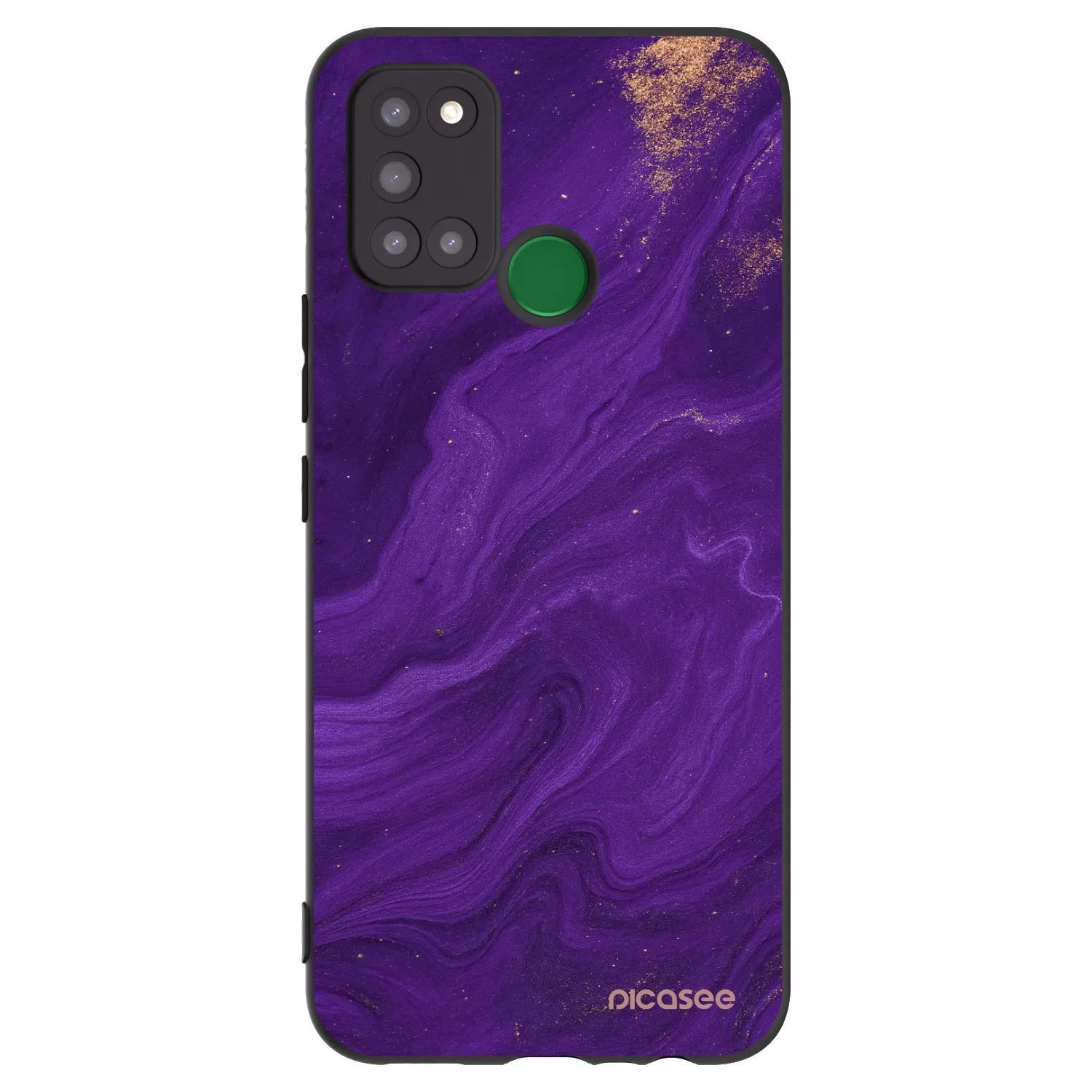 Picasee husă neagră din silicon pentru Realme 7i - Purple