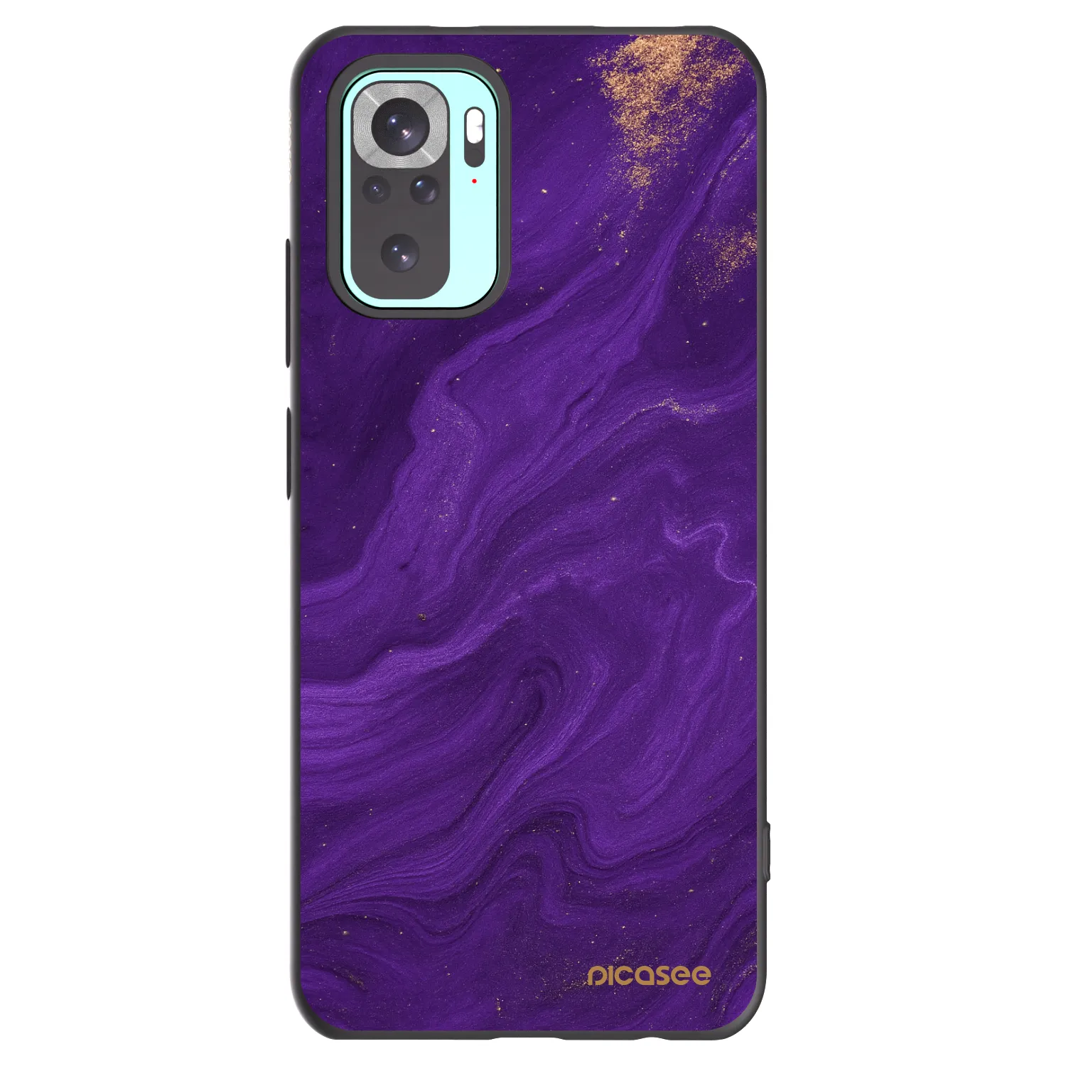 Picasee husă neagră din silicon pentru Xiaomi Redmi Note 10 Pro - Purple