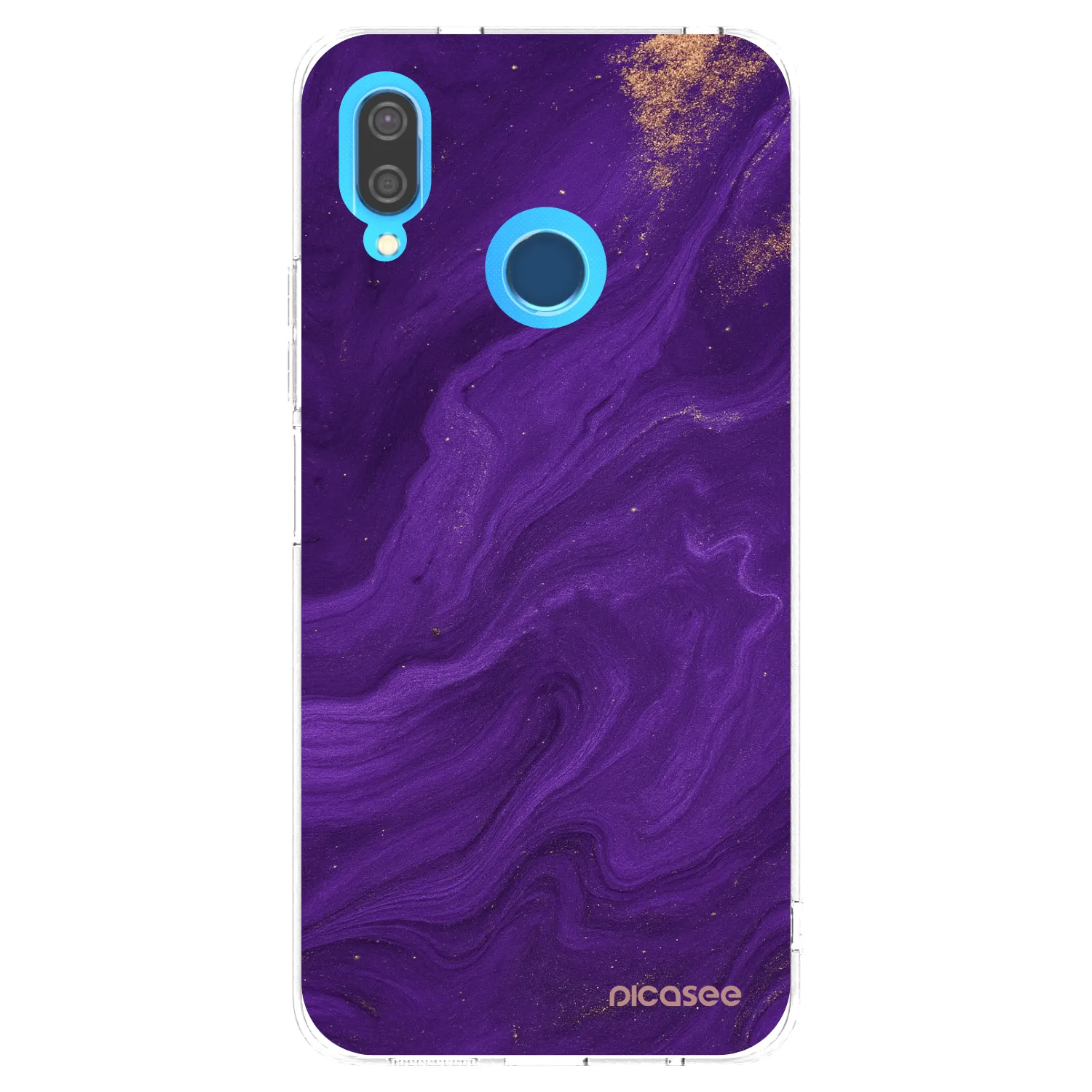 Picasee husă transparentă din silicon pentru Huawei P20 Lite - Purple