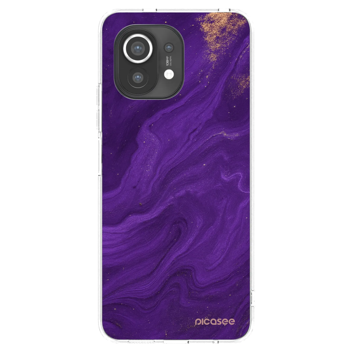 Picasee husă transparentă din silicon pentru Xiaomi Mi 11 - Purple