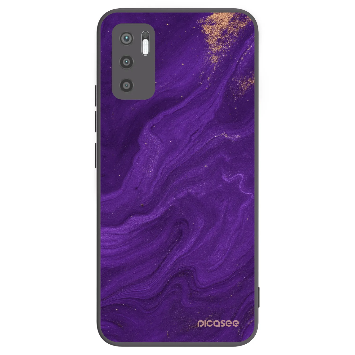 Picasee husă neagră din silicon pentru Xiaomi Redmi Note 10 5G - Purple