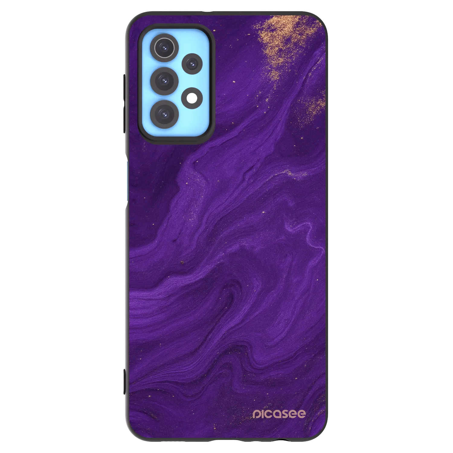 Picasee husă neagră din silicon pentru Samsung Galaxy A32 4G SM-A325F - Purple