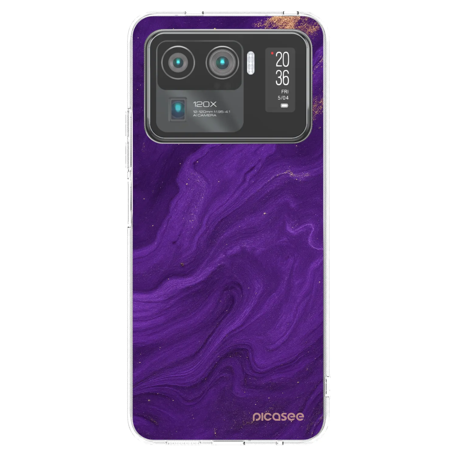 Picasee husă transparentă din silicon pentru Xiaomi Mi 11 Ultra - Purple