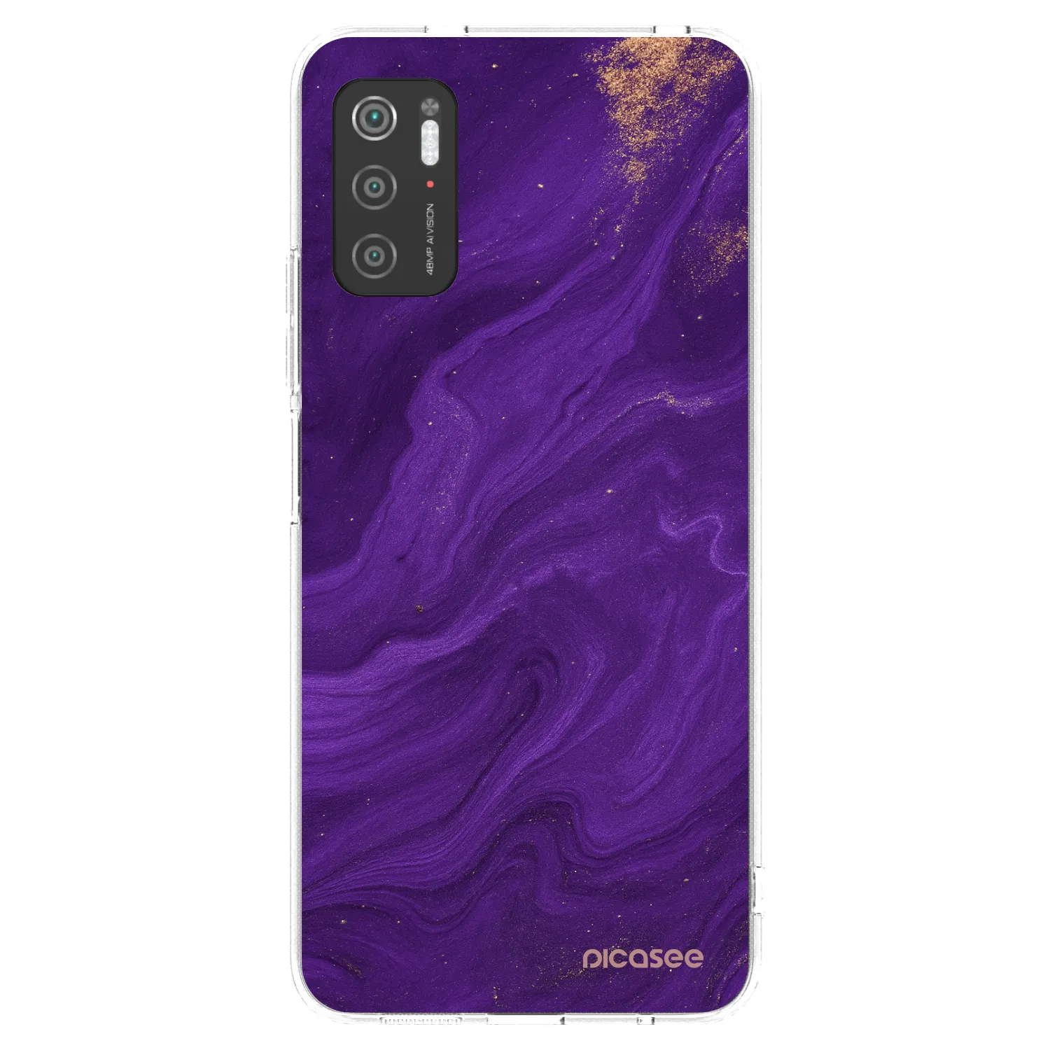 Picasee husă transparentă din silicon pentru Xiaomi Poco M3 Pro 5G - Purple