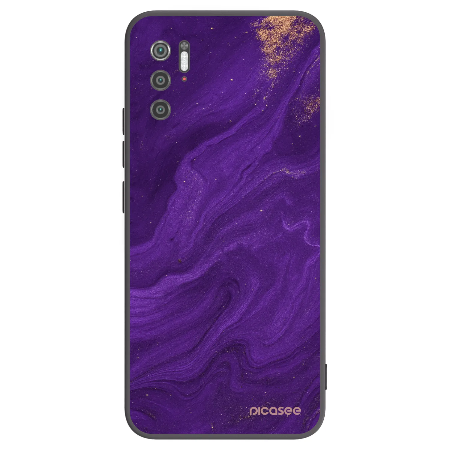 Picasee husă neagră din silicon pentru Xiaomi Poco M3 Pro 5G - Purple
