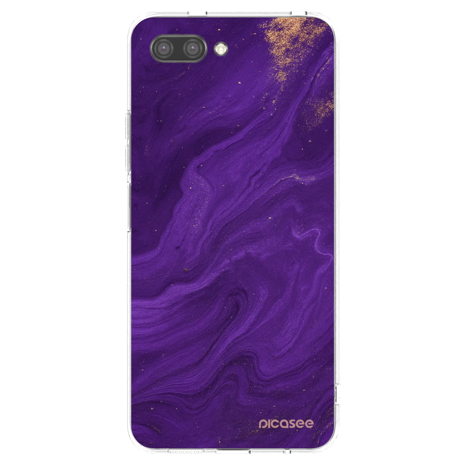 Picasee husă transparentă din silicon pentru Honor 10 - Purple