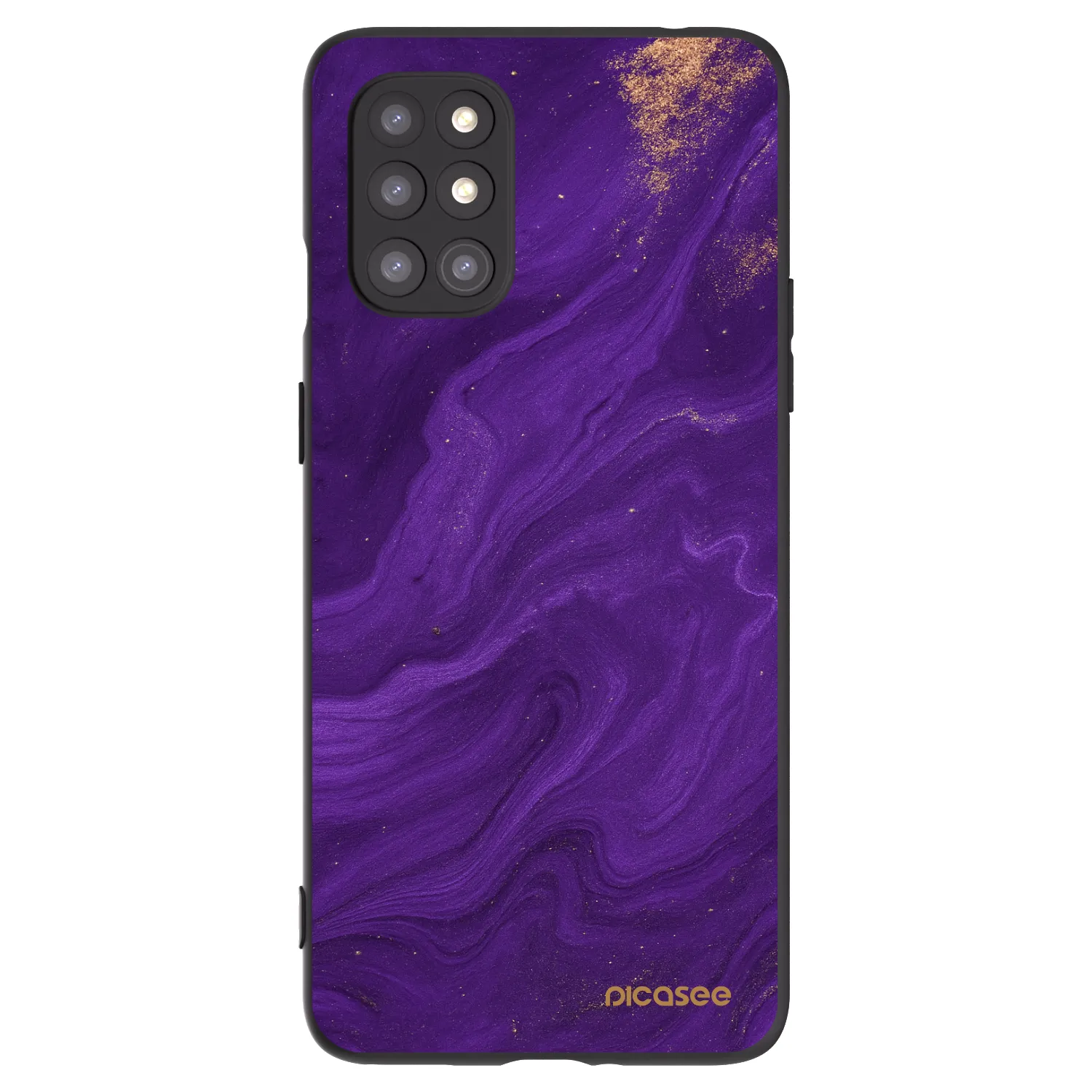 Picasee husă neagră din silicon pentru OnePlus 8T - Purple