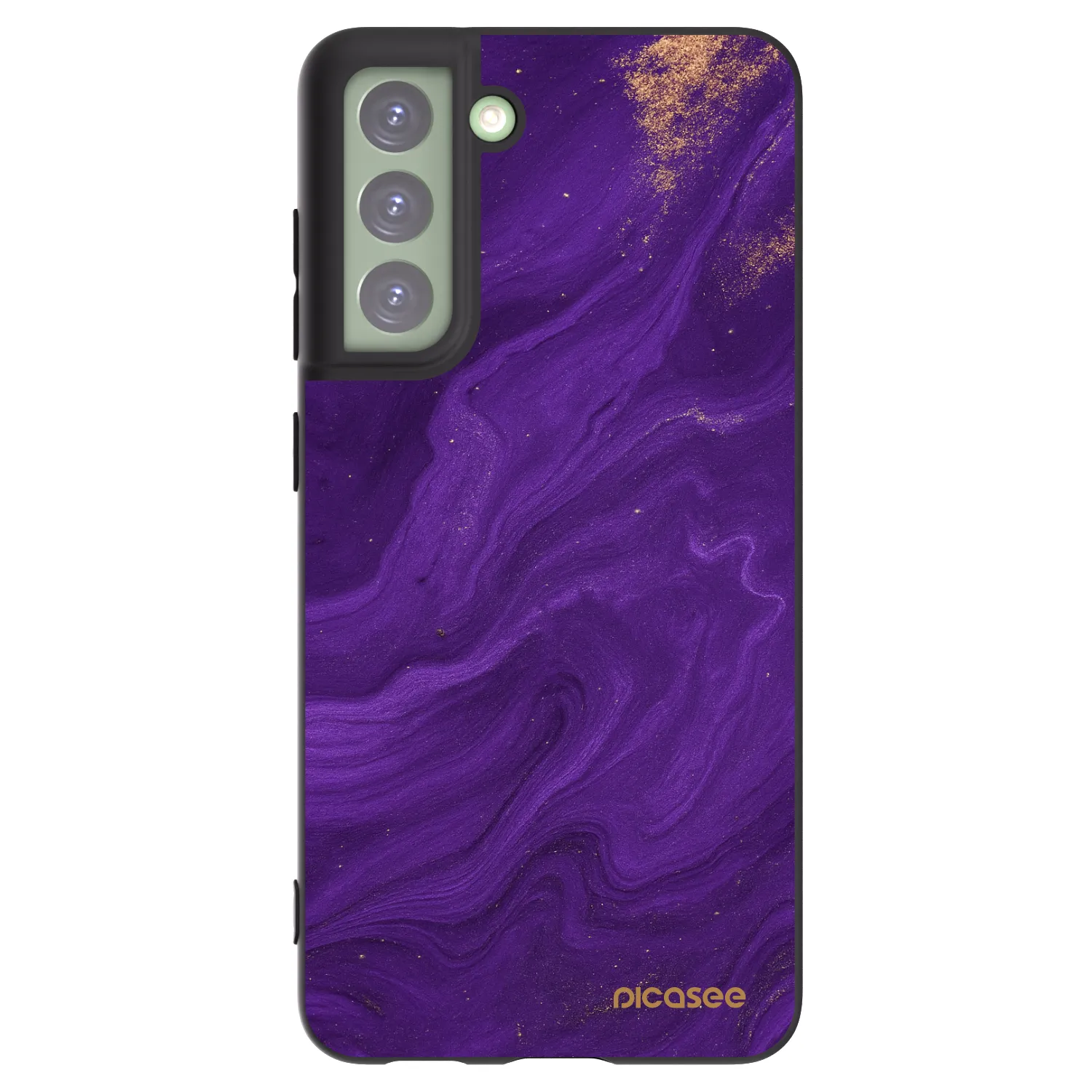 Picasee husă neagră din silicon pentru Samsung Galaxy S21 FE 5G - Purple