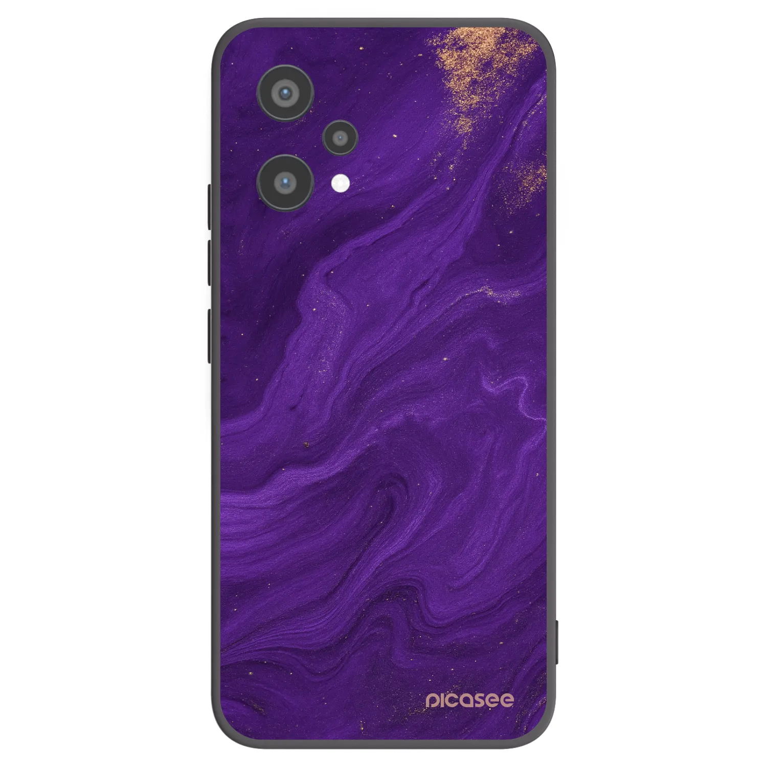 Picasee husă neagră din silicon pentru Realme 9 Pro 5G - Purple