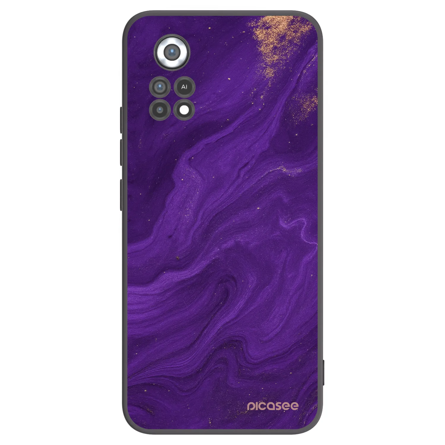 Picasee husă neagră din silicon pentru Xiaomi Poco X4 Pro 5G - Purple