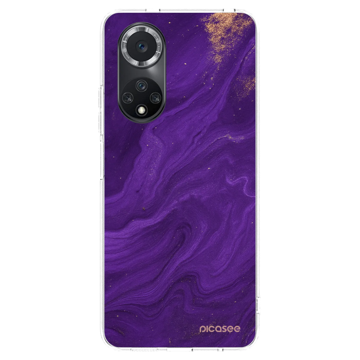 Picasee husă transparentă din silicon pentru Huawei Nova 9 SE - Purple