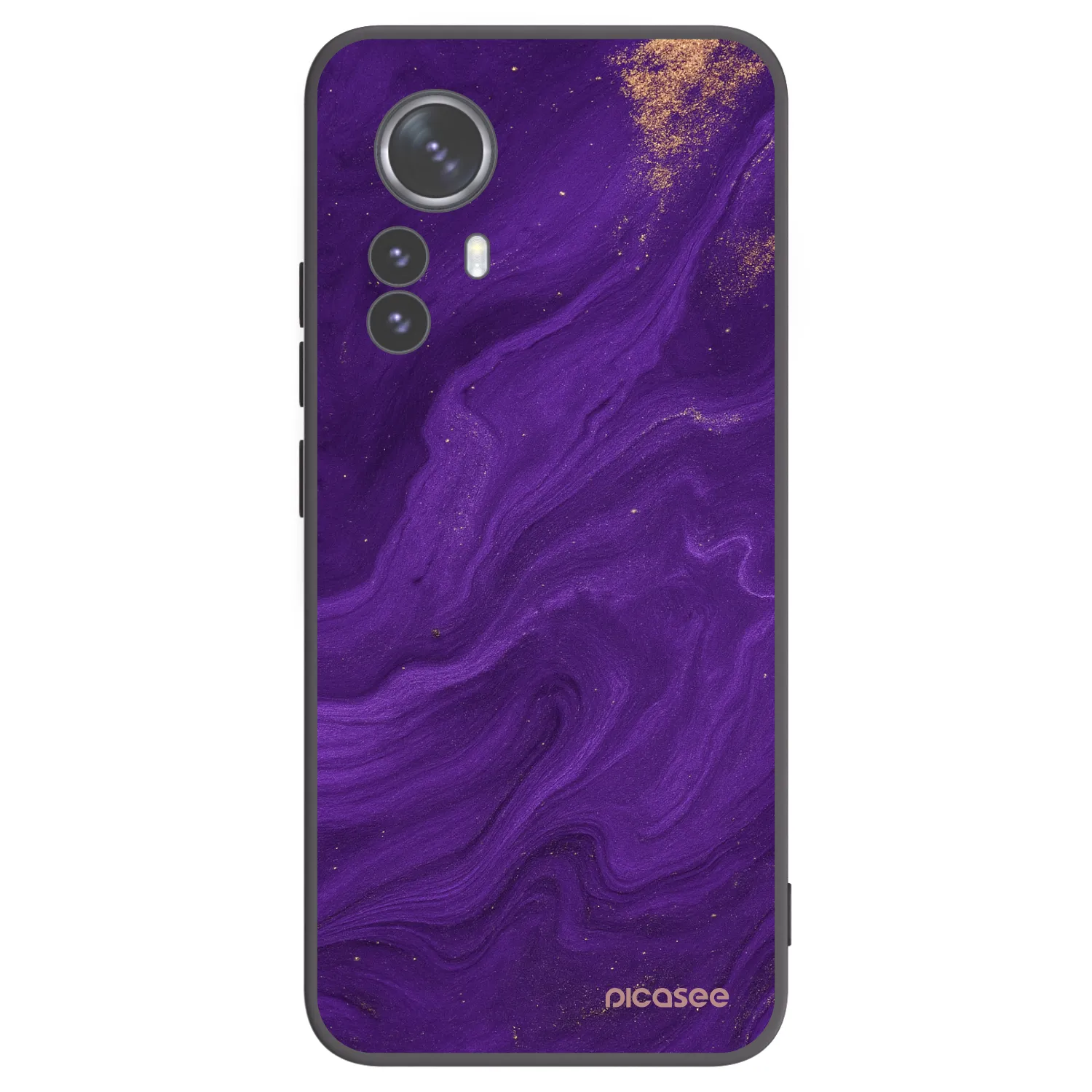 Picasee husă neagră din silicon pentru Xiaomi 12 Pro - Purple