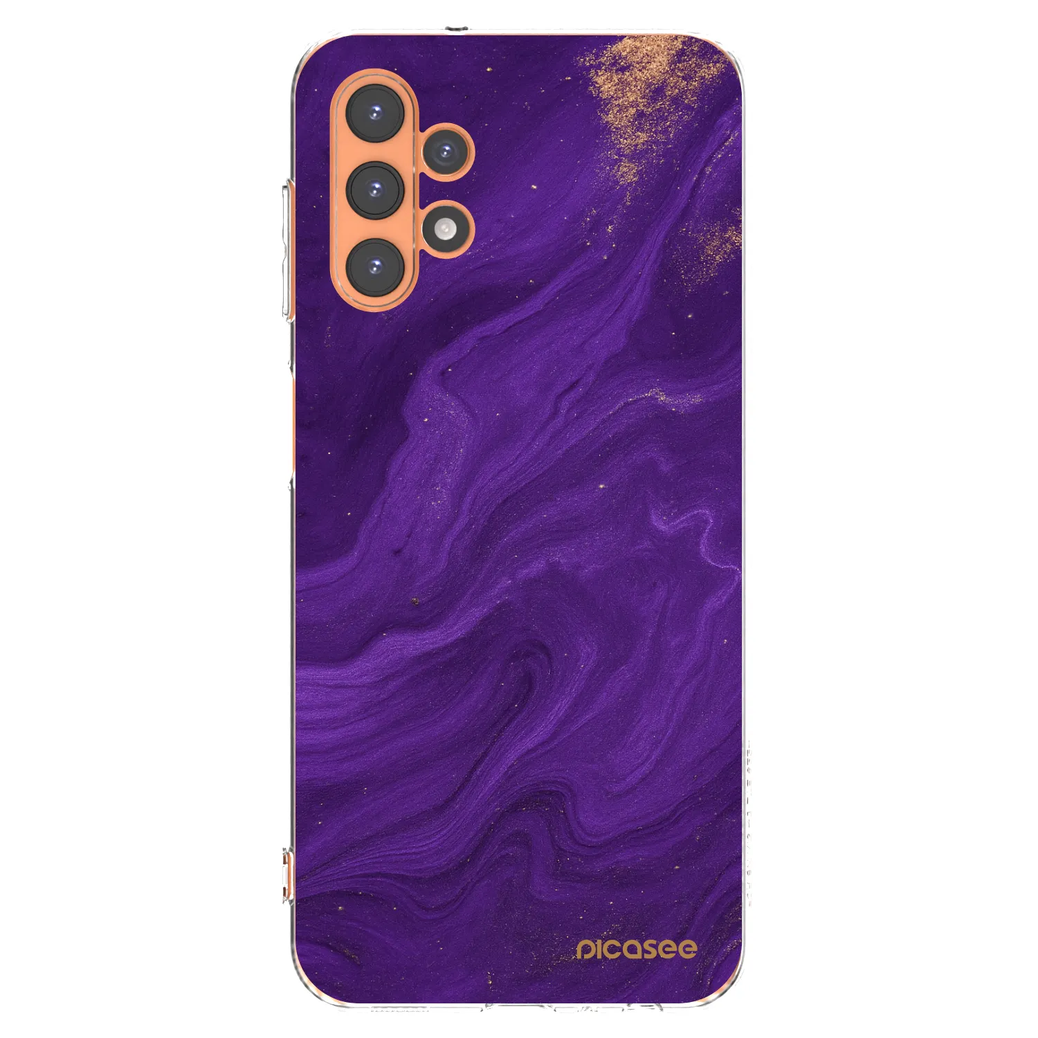 Picasee husă transparentă din silicon pentru Samsung Galaxy A13 4G A135 - Purple